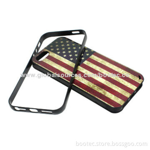 Vintage Flag Cases for iPhone, USA/Great Britain Flag, Customized Designs Welcomed